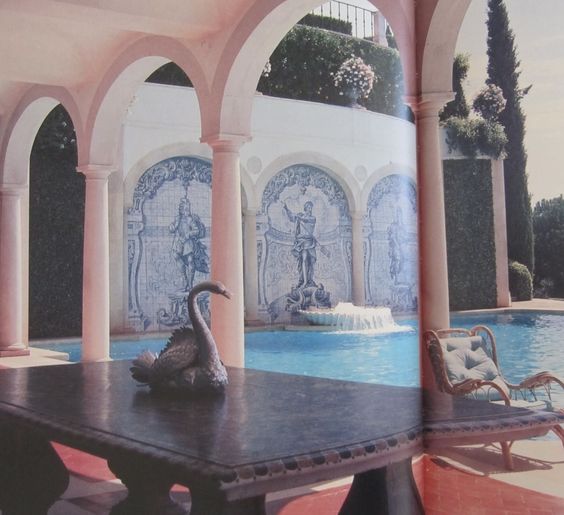 Quinta Patiño . Beautiful Portuguese tiles. Horst P. Horst