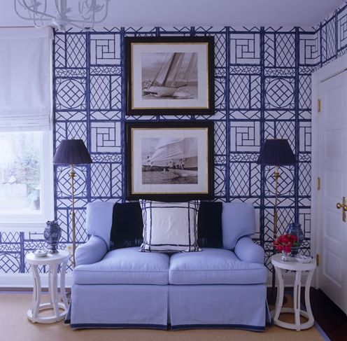 Meg Braff, Lyford Trellis wallpaper