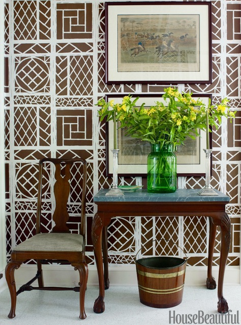 Tom Scheerer, Lyford Trellis wallpaper