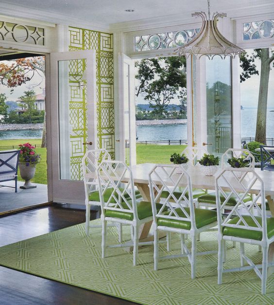 lyford trellis wallpaper., design Eugenie Niven Goodman