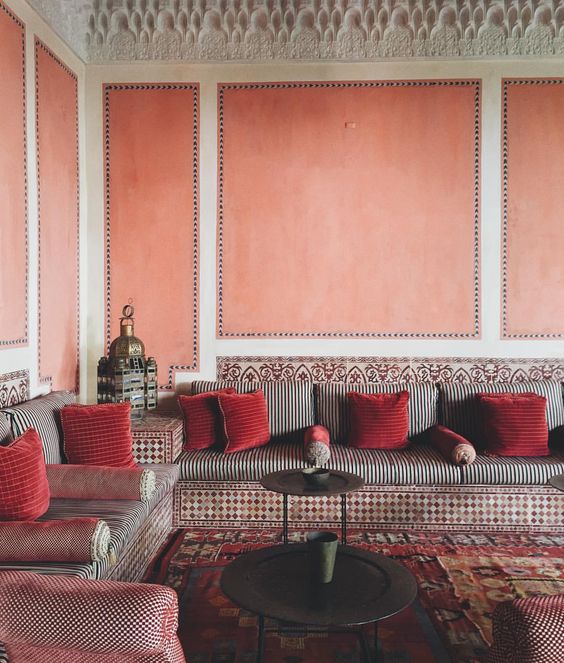 The Moroccan lounge at Finca Cortesin