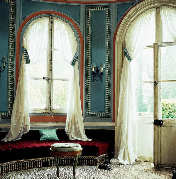  The main salon at Lèves, Madeleine Castaing's country home.