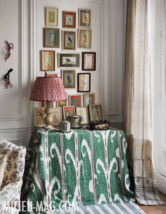 Carolina Irving home in Paris. Milieu Magazine