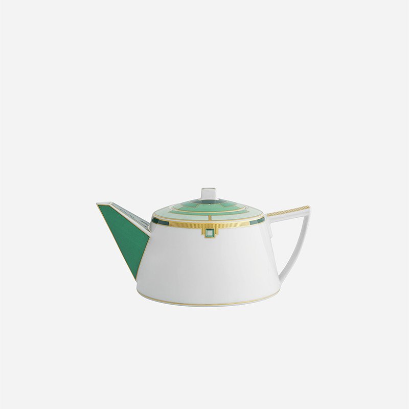 Emerald teapot by Vista Alegre