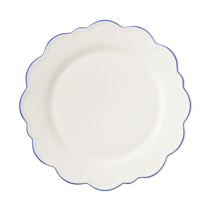 Scalloped dinner plates, Aerin for Williams Sonoma