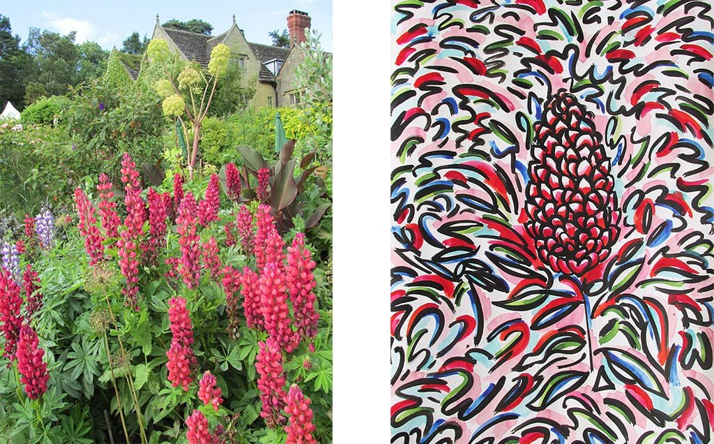 Claire de Quenetain Hortense Collection - The Lupine Painting 3 Claire de Quenetain Hortense Collection - The Lupine Painting 3