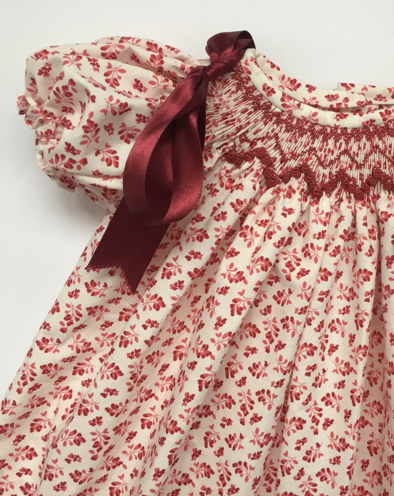 Hibiscus Linen's hand-smocked dress