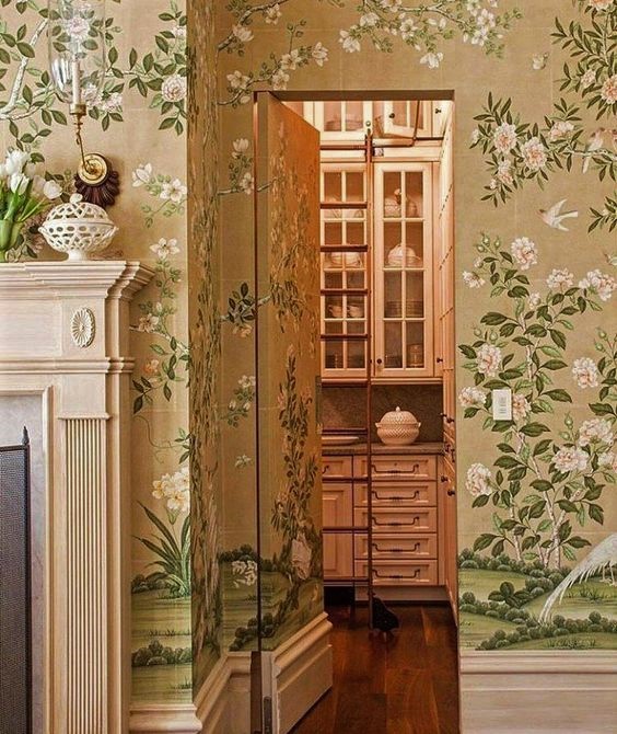 Barry Dixon design. Gracie wallpaper