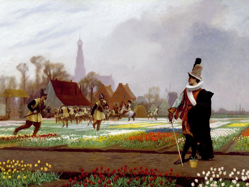 Jean Leon Gerome, The Tulip Folly, 1882, The Walters Art Museum