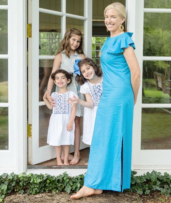 Olivia Joffrey with her three daughters