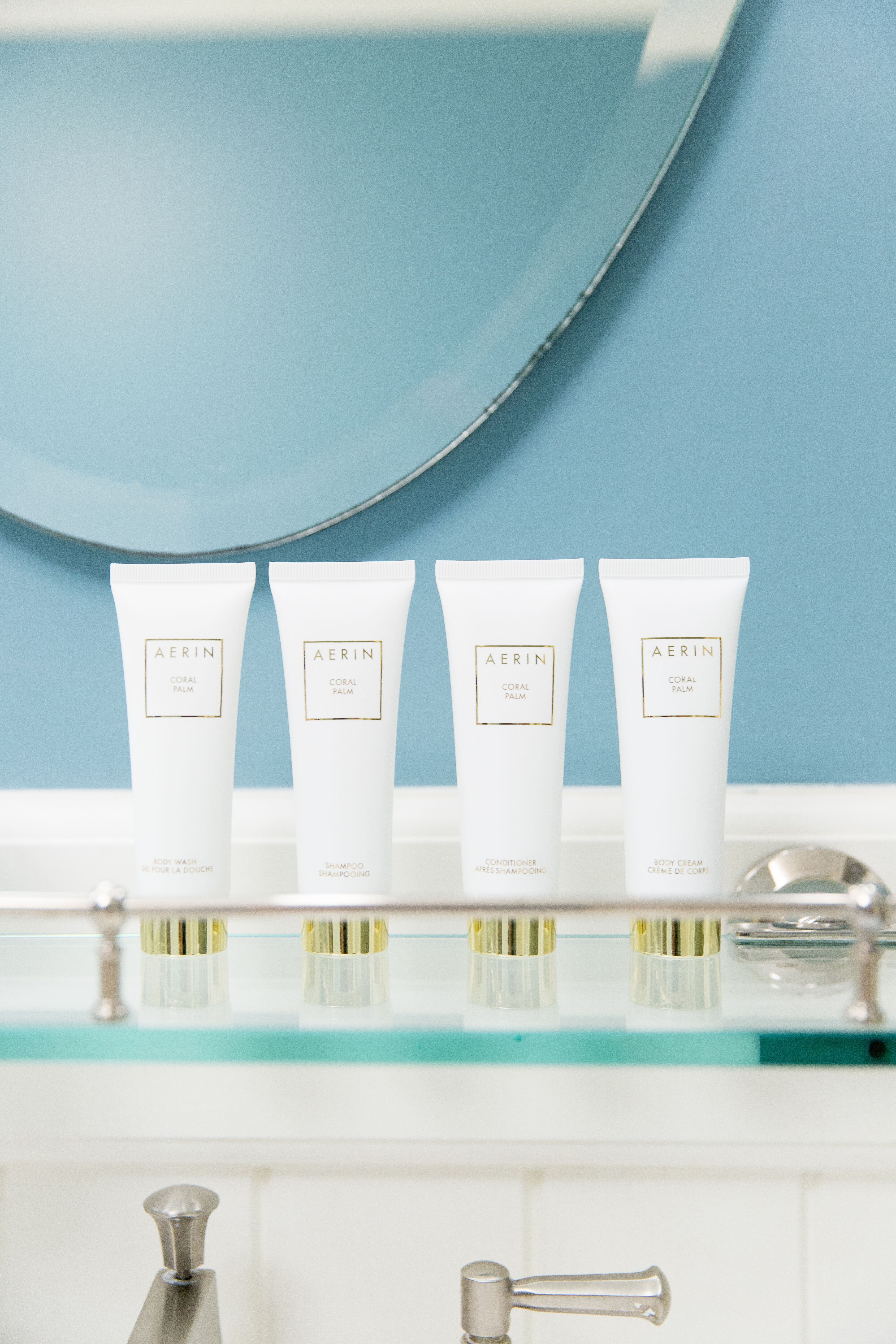 Aerin amenities for Rosewood Bermuda