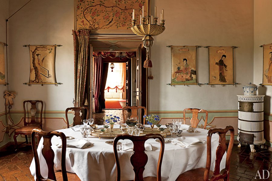 Count Raniero Gnoli's magnificent Italian home