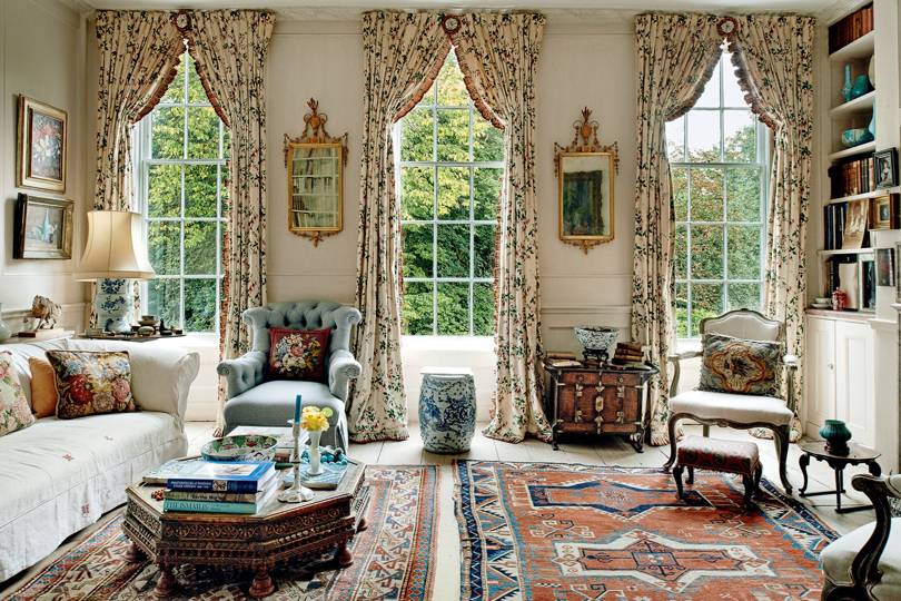 lady wakefield london home curtains in colefax and fowler