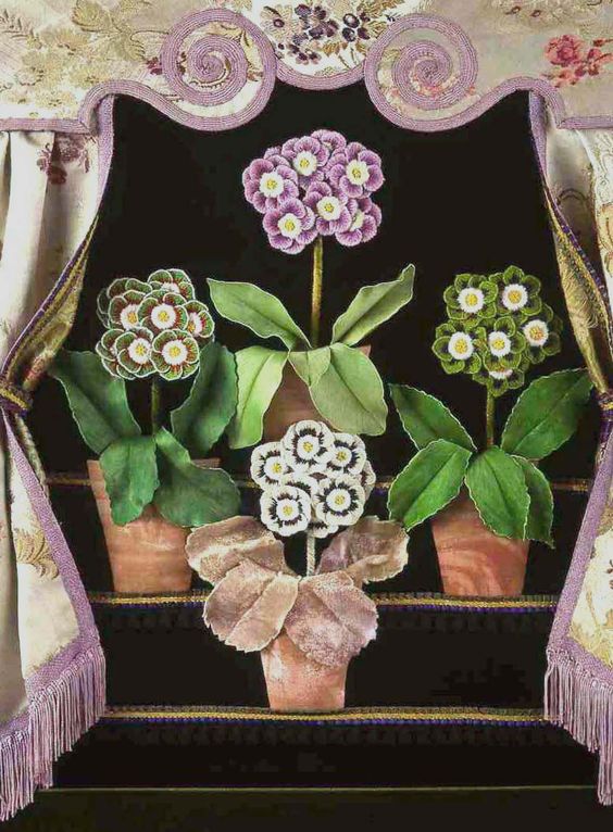 jane haigh embroidered auricula theatre