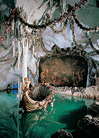 The grotto of Linderhof Castle