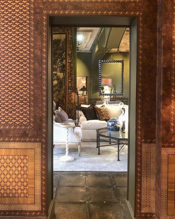 wallpaper san patrignano for Nicholas Haslam Paolo Moschino