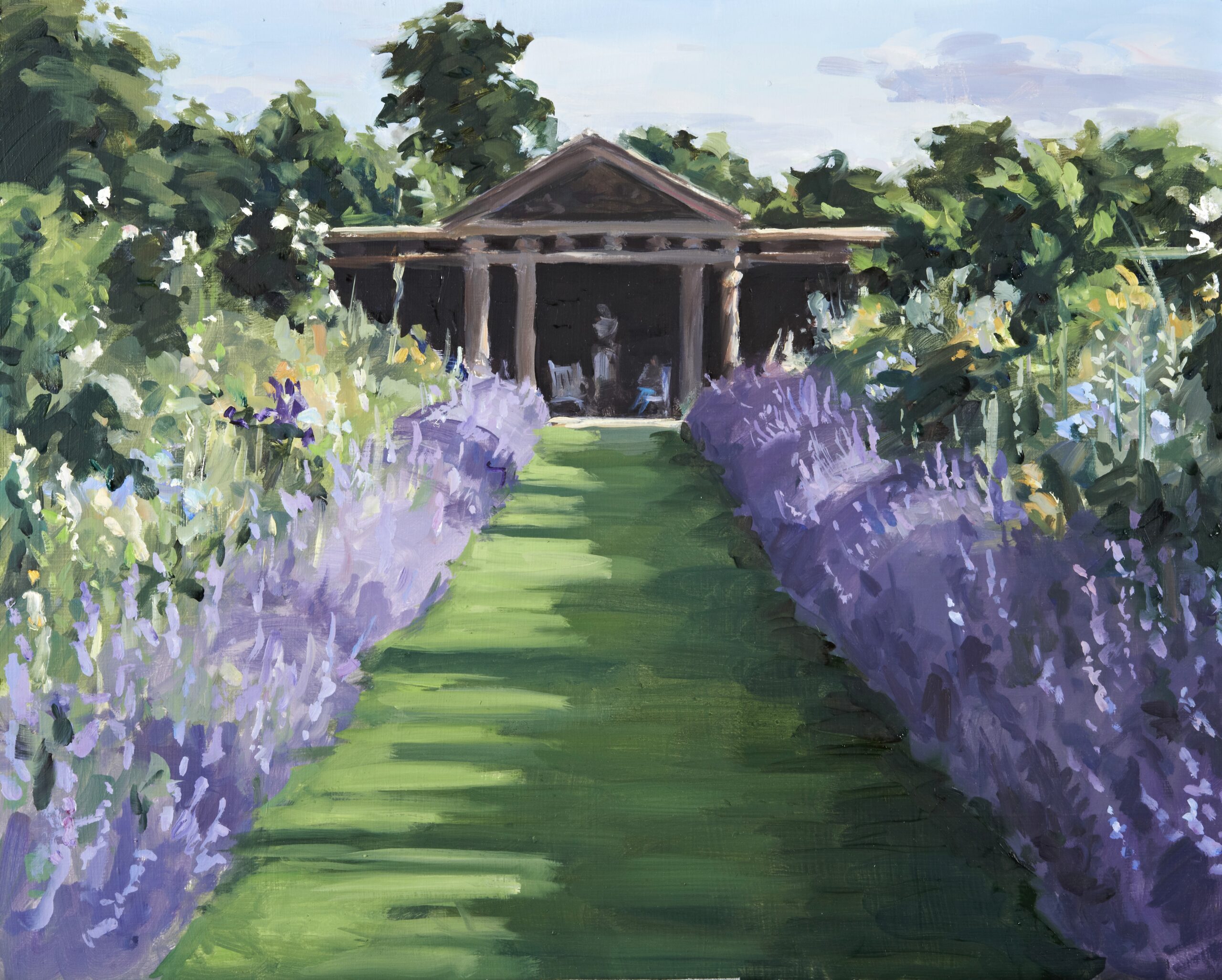 The Bannerman temple in Houghton Hall walled garden - Phoebe Dickinson