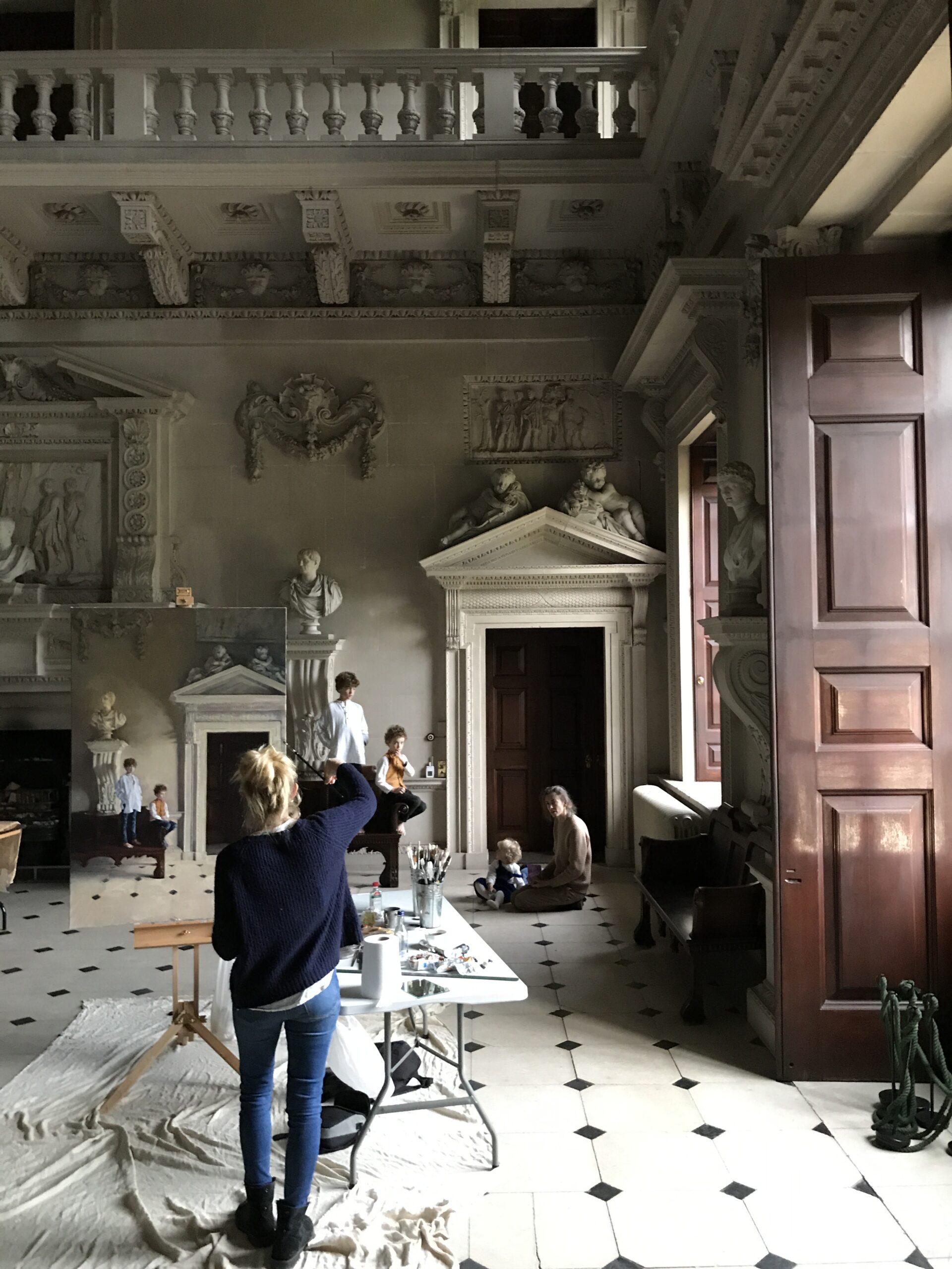 Phoebe Dickinson painting Houghton Hall