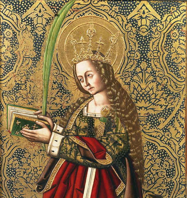 St. Catherine of Alexandria by Miguel Ximenez.