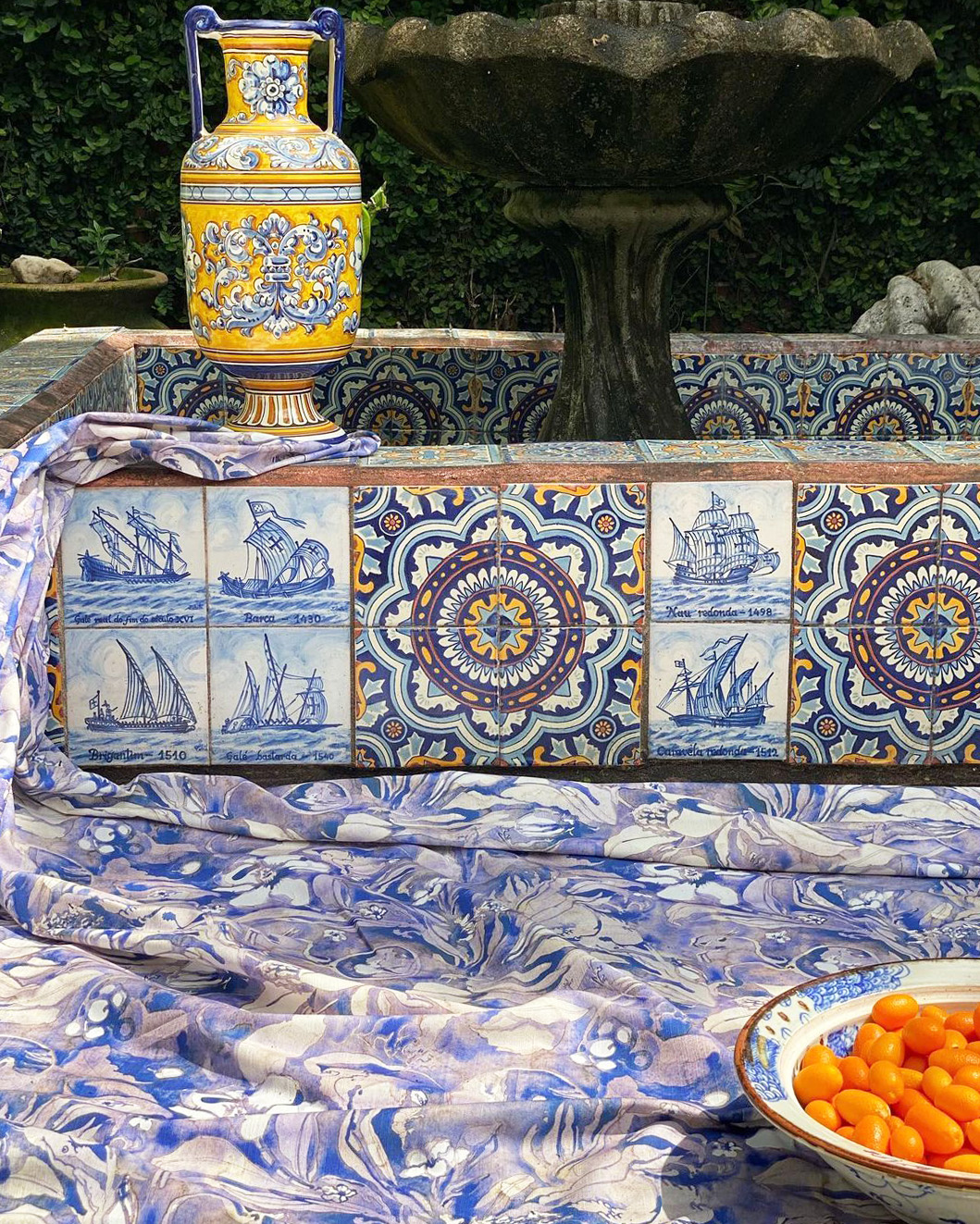 tulicarpa backyard tiles silk