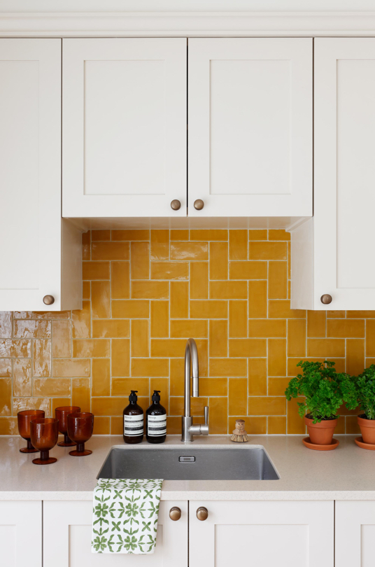 yellow kitchen tiles oakley moore